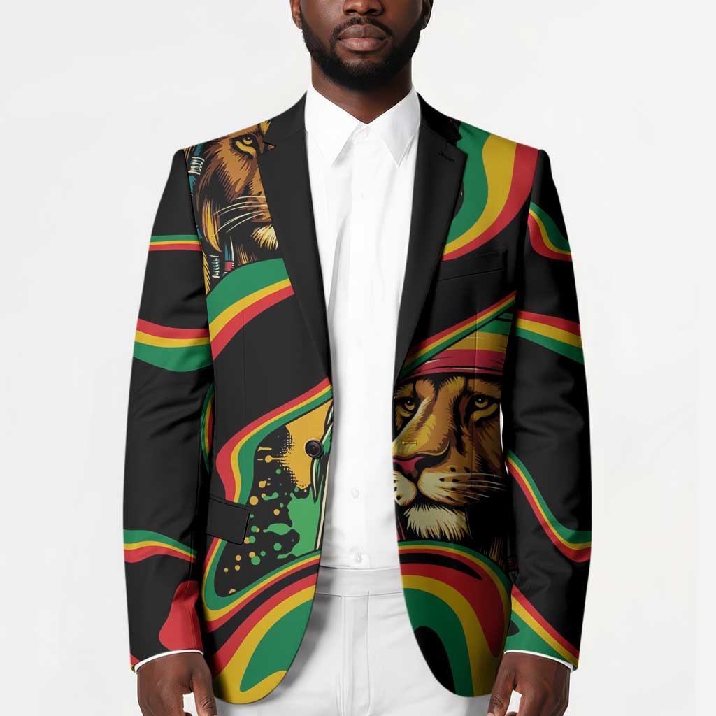 Proud Afro-Jamaicans Rasta Lion Blazer Reggae My Soul