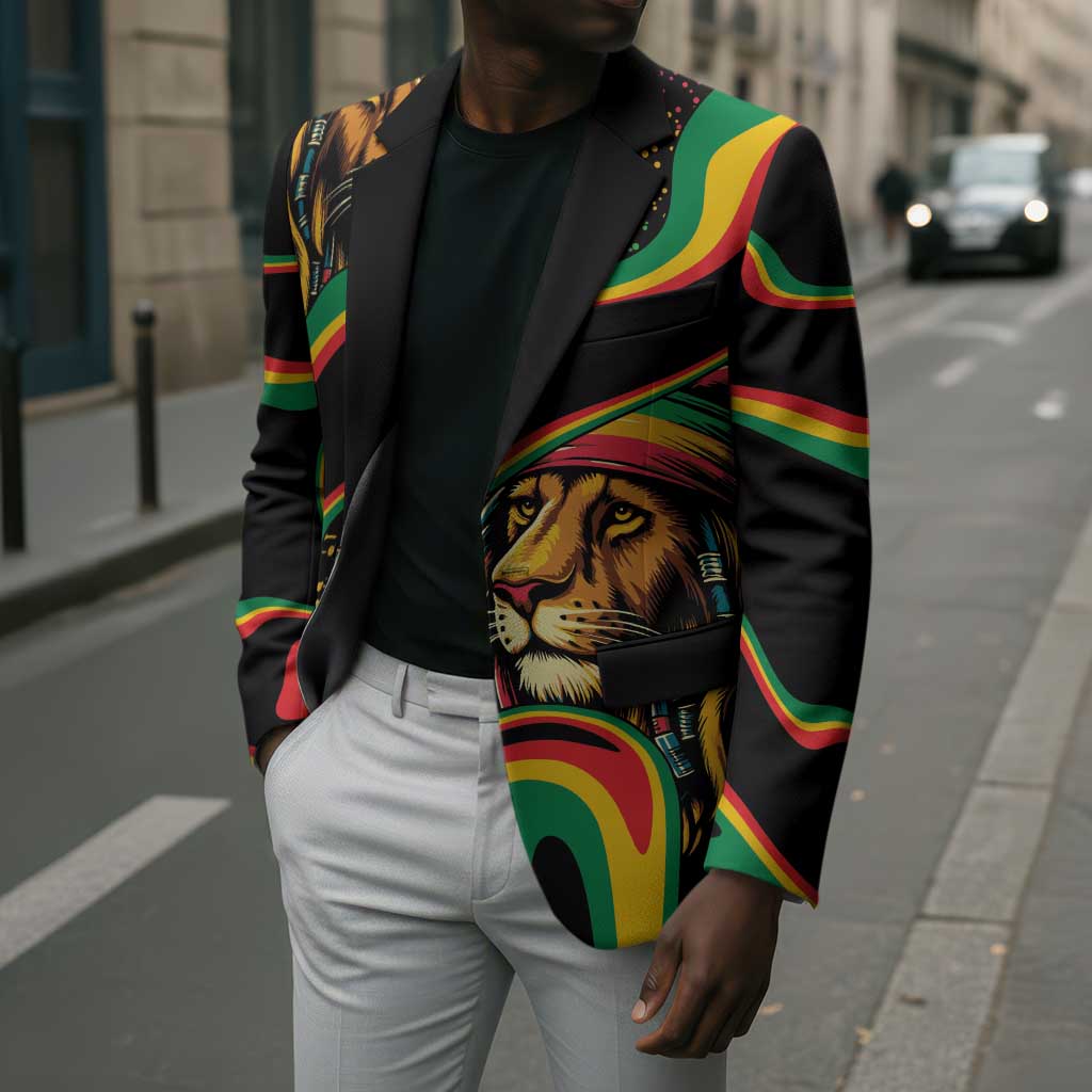 Proud Afro-Jamaicans Rasta Lion Blazer Reggae My Soul