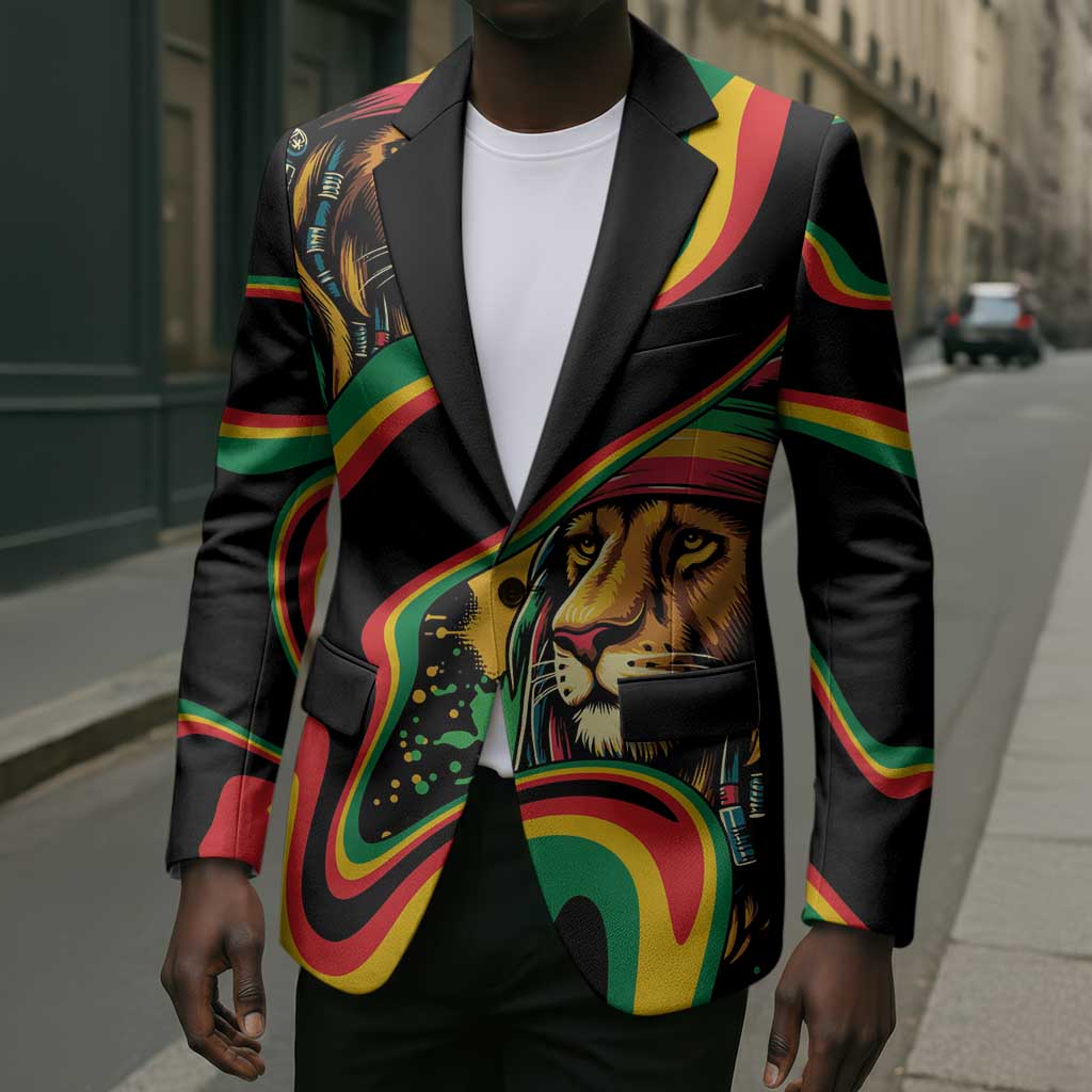 Proud Afro-Jamaicans Rasta Lion Blazer Reggae My Soul