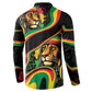 Proud Afro-Jamaicans Rasta Lion Button Sweatshirt Reggae My Soul