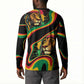 Proud Afro-Jamaicans Rasta Lion Button Sweatshirt Reggae My Soul