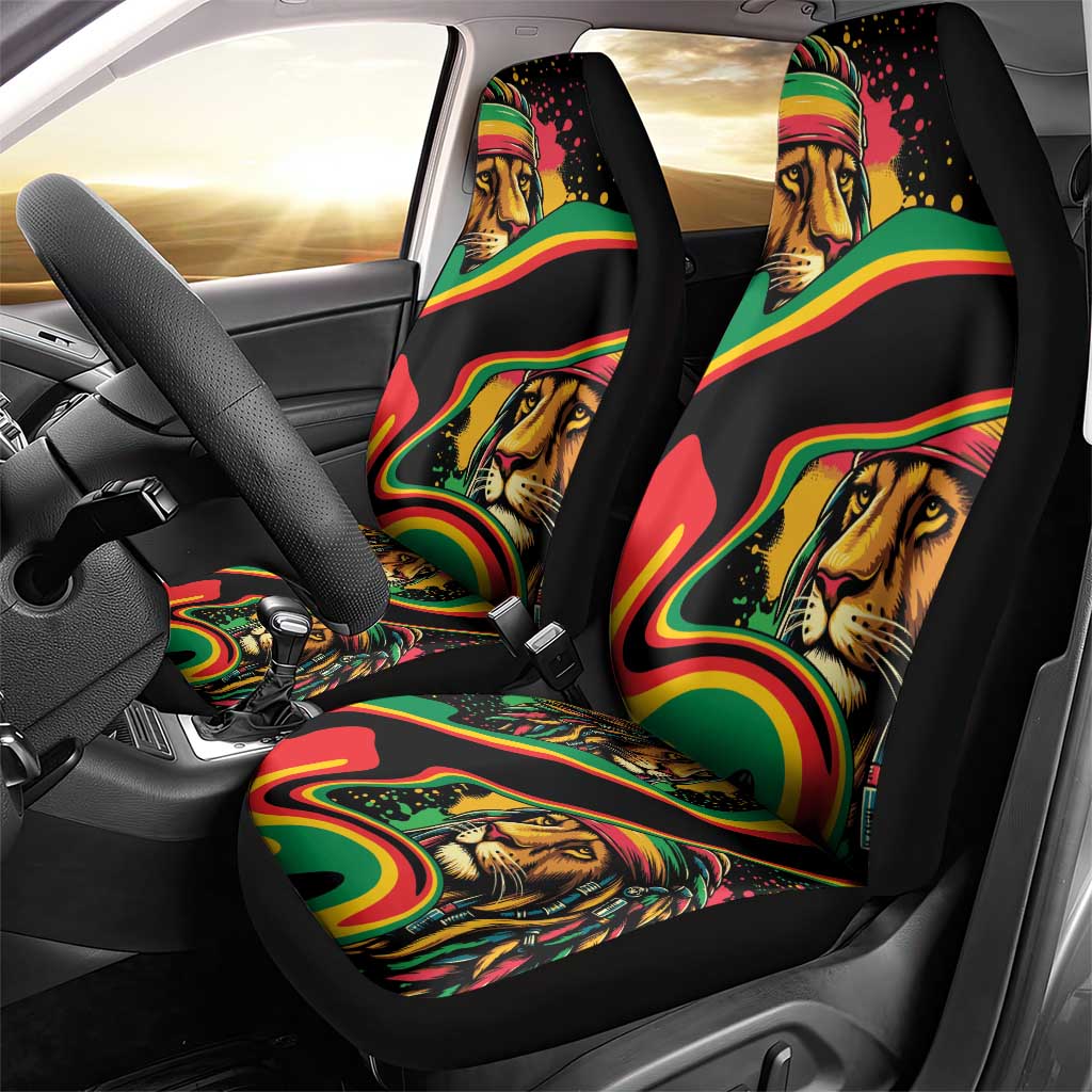 Proud Afro-Jamaicans Rasta Lion Car Seat Cover Reggae My Soul