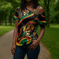 Proud Afro-Jamaicans Rasta Lion Cross Shoulder Shirt Reggae My Soul