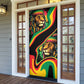 Proud Afro-Jamaicans Rasta Lion Door Cover Reggae My Soul