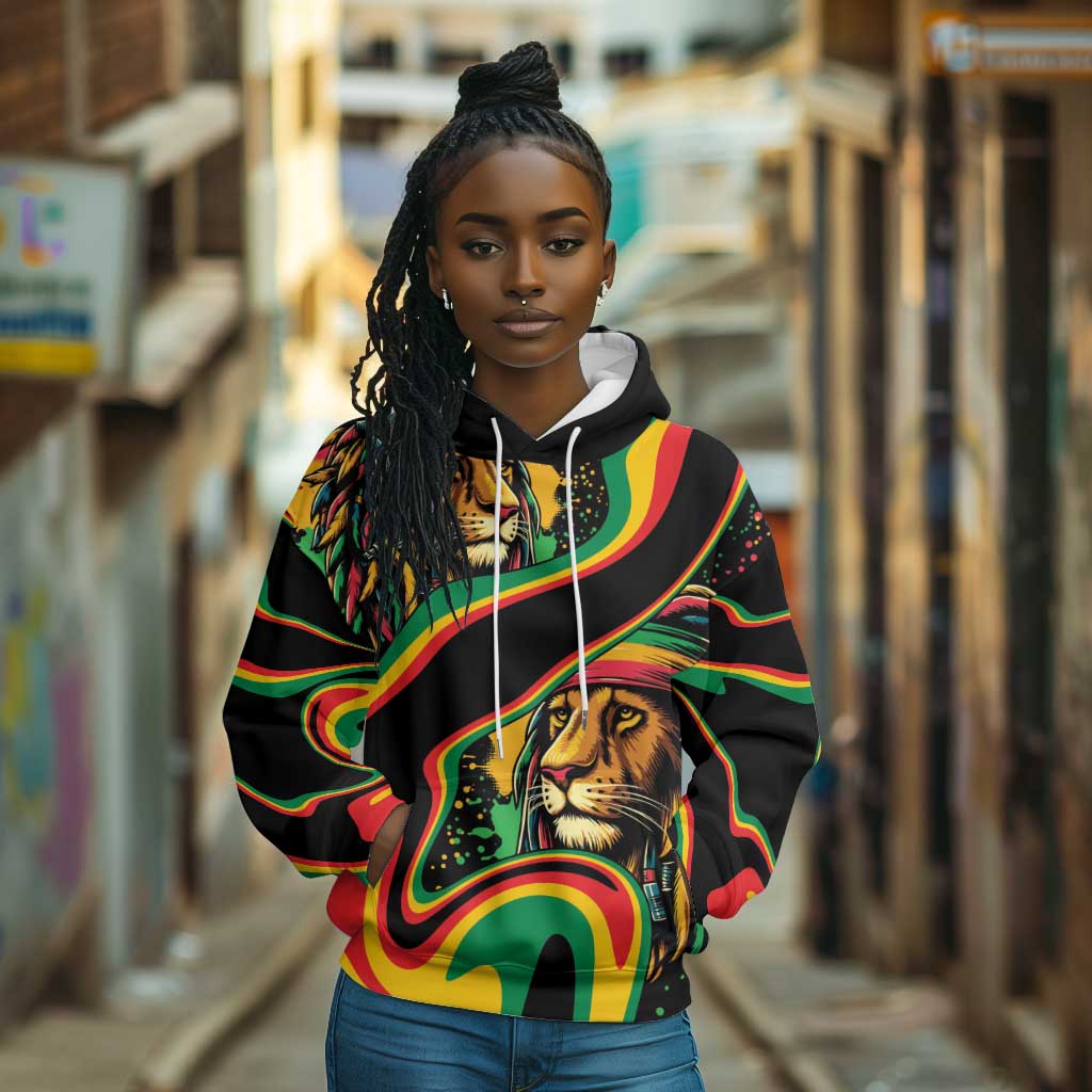 Proud Afro-Jamaicans Rasta Lion Hoodie Reggae My Soul