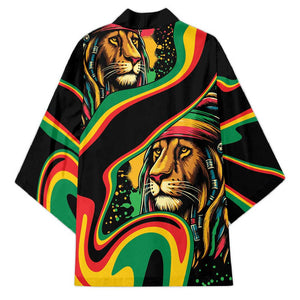 Proud Afro-Jamaicans Rasta Lion Kimono Reggae My Soul