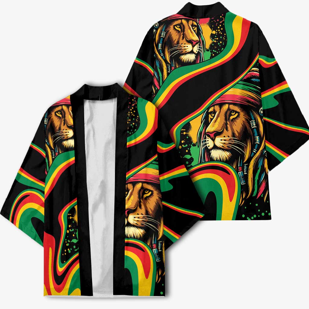 Proud Afro-Jamaicans Rasta Lion Kimono Reggae My Soul