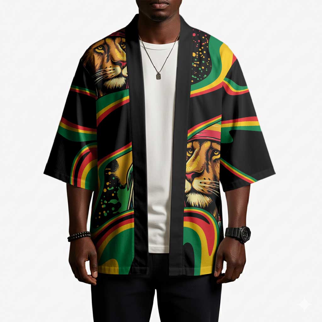 Proud Afro-Jamaicans Rasta Lion Kimono Reggae My Soul