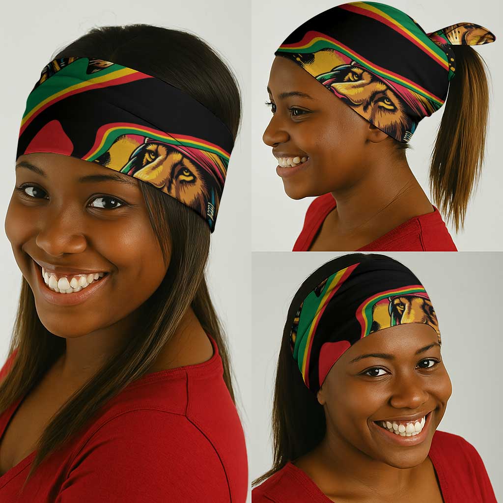 Proud Afro-Jamaicans Rasta Lion Neck Gaiter Reggae My Soul LT9