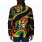 Proud Afro-Jamaicans Rasta Lion Padded Jacket Reggae My Soul