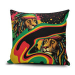 Proud Afro-Jamaicans Rasta Lion Pillow Cover Reggae My Soul