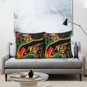Proud Afro-Jamaicans Rasta Lion Pillow Cover Reggae My Soul