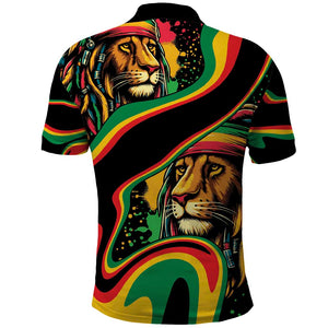 Proud Afro-Jamaicans Rasta Lion Polo Shirt Reggae My Soul