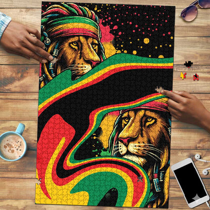 Proud Afro-Jamaicans Rasta Lion Puzzle Reggae My Soul