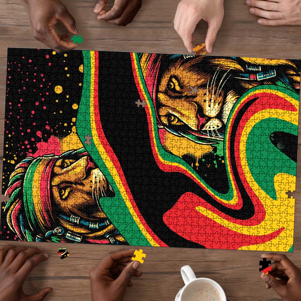 Proud Afro-Jamaicans Rasta Lion Puzzle Reggae My Soul