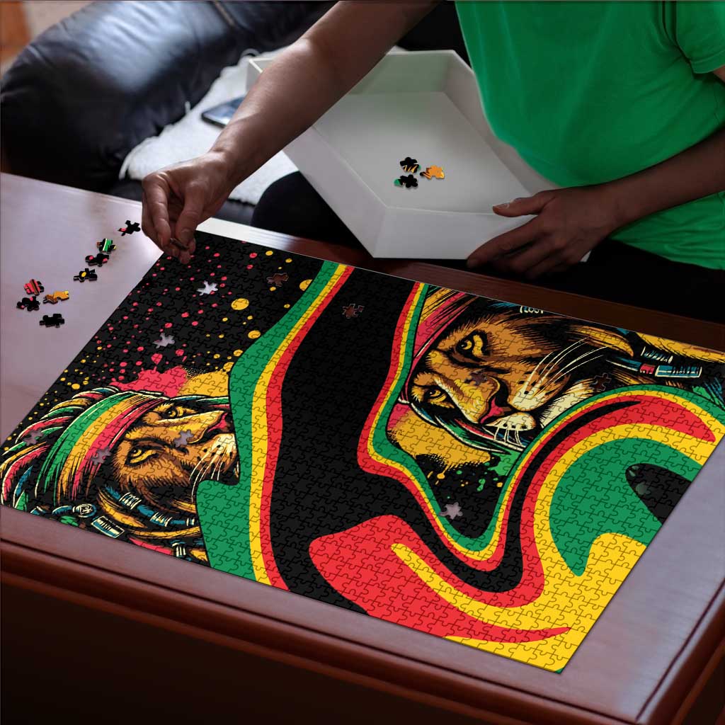 Proud Afro-Jamaicans Rasta Lion Puzzle Reggae My Soul