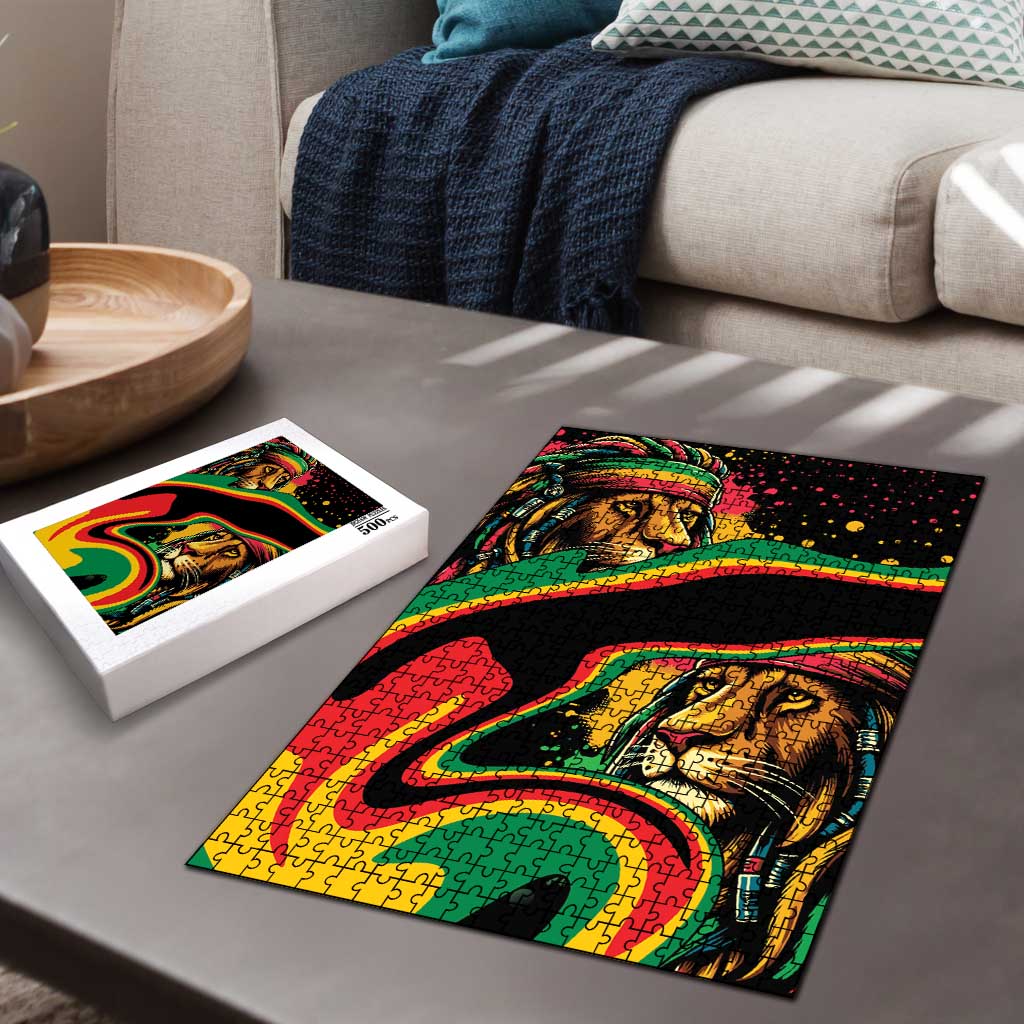 Proud Afro-Jamaicans Rasta Lion Puzzle Reggae My Soul