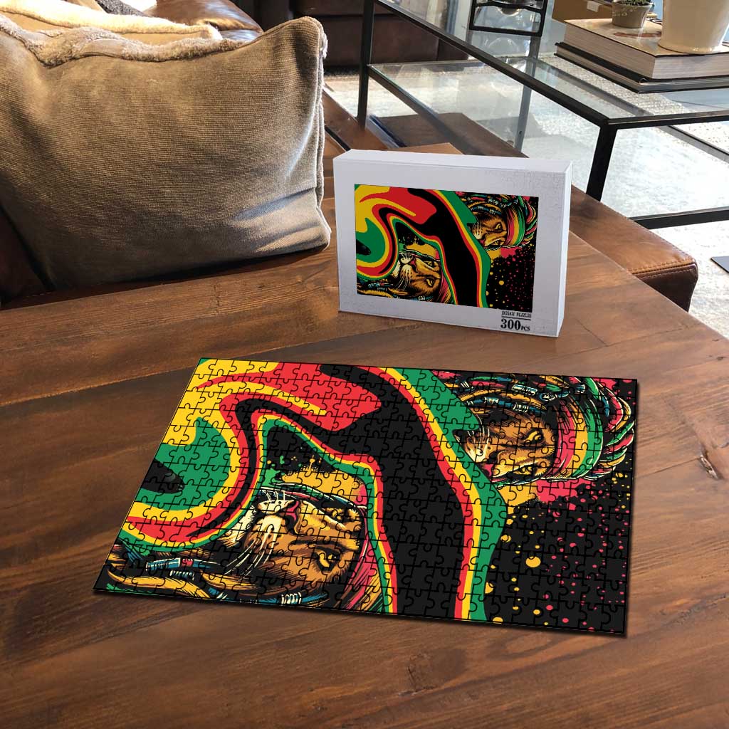 Proud Afro-Jamaicans Rasta Lion Puzzle Reggae My Soul