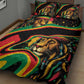 Proud Afro-Jamaicans Rasta Lion Quilt Bed Set Reggae My Soul