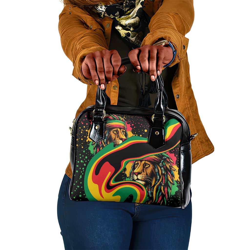 Proud Afro-Jamaicans Rasta Lion Shoulder Handbag Reggae My Soul