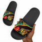 Proud Afro-Jamaicans Rasta Lion Slide Sandals Reggae My Soul