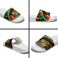Proud Afro-Jamaicans Rasta Lion Slide Sandals Reggae My Soul