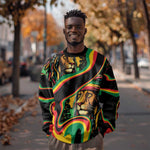 Proud Afro-Jamaicans Rasta Lion Sweatshirt Reggae My Soul