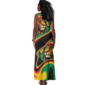 Proud Afro-Jamaicans Rasta Lion Tank Maxi Dress Reggae My Soul