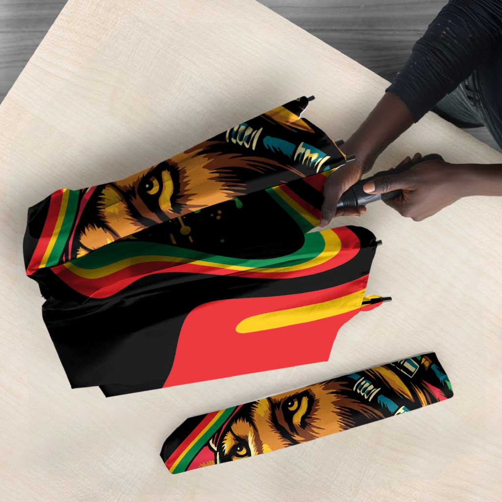 Proud Afro-Jamaicans Rasta Lion Umbrella Reggae My Soul