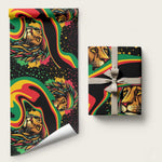 Proud Jamaica Rasta Lion Wrapping Paper Reggae My Soul - African Pride