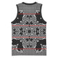 Charcoal Black Hearts Crown Traditional Geometry Basketball Jersey Seanamarena Basotho Blanket Inspired
