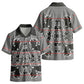 Charcoal Black Hearts Crown Traditional Geometry Kid Hawaiian Shirt Seanamarena Basotho Blanket Inspired