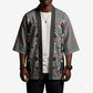 Charcoal Black Hearts Crown Traditional Geometry Kimono Seanamarena Basotho Blanket Inspired