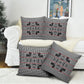 Charcoal Black Hearts Crown Traditional Geometry Pillow Cover Seanamarena Basotho Blanket Inspired