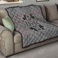 Charcoal Black Hearts Crown Traditional Geometry Quilt Seanamarena Basotho Blanket Inspired