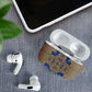 Cobalt Blue Hearts Crown Traditional Geometry AirPods Case Seanamarena Basotho Blanket Inspired