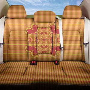 Scarlet Red Hearts Crown Traditional Geometry Back Car Seat Cover Seanamarena Basotho Blanket Inspired