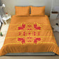 Scarlet Red Hearts Crown Traditional Geometry Bedding Set Seanamarena Basotho Blanket Inspired
