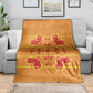 Scarlet Red Hearts Crown Traditional Geometry Blanket Seanamarena Basotho Blanket Inspired