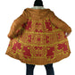 Scarlet Red Hearts Crown Traditional Geometry Cloak Seanamarena Basotho Blanket Inspired