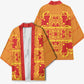Scarlet Red Hearts Crown Traditional Geometry Kimono Seanamarena Basotho Blanket Inspired