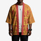 Scarlet Red Hearts Crown Traditional Geometry Kimono Seanamarena Basotho Blanket Inspired