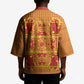 Scarlet Red Hearts Crown Traditional Geometry Kimono Seanamarena Basotho Blanket Inspired