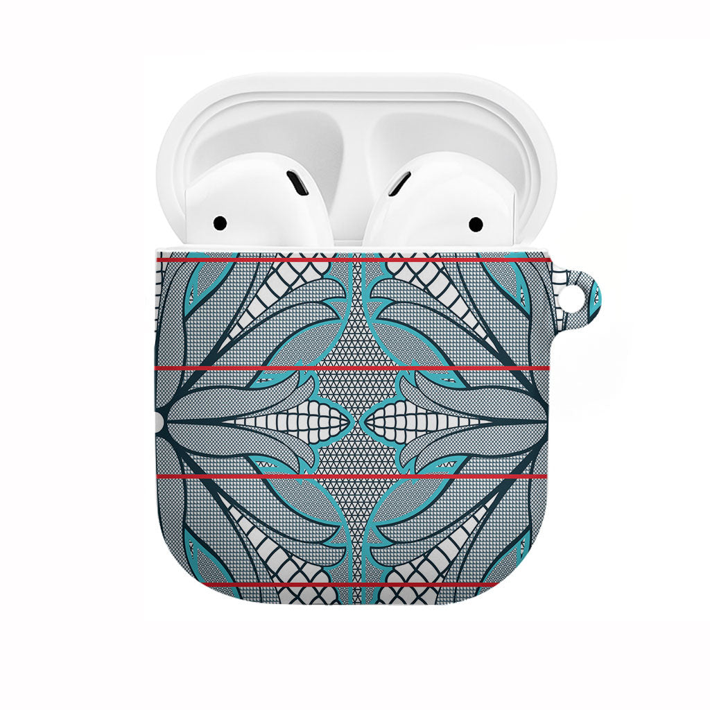 Cobalt Blue Khotso Mojalefa Poone AirPods Case Basotho Khotso Blanket Inspired