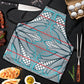Cobalt Blue Khotso Mojalefa Poone Apron Basotho Khotso Blanket Inspired