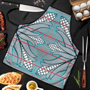 Cobalt Blue Khotso Mojalefa Poone Apron Basotho Khotso Blanket Inspired