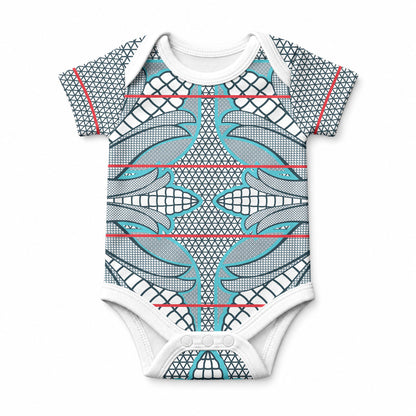 Cobalt Blue Khotso Mojalefa Poone Baby Onesie Basotho Khotso Blanket Inspired