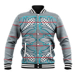 Cobalt Blue Khotso Mojalefa Poone Baseball Jacket Basotho Khotso Blanket Inspired