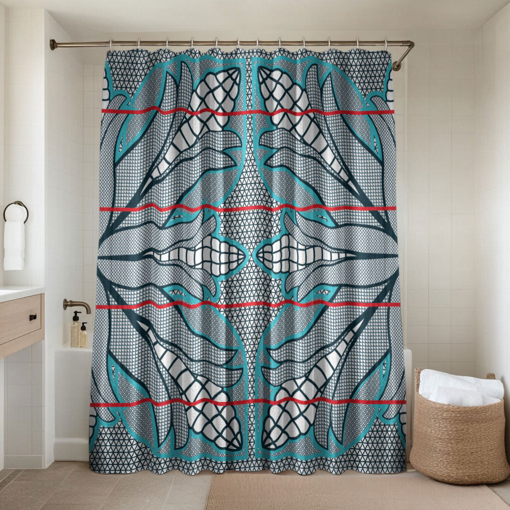Cobalt Blue Khotso Mojalefa Poone Bathroom Set Basotho Khotso Blanket Inspired