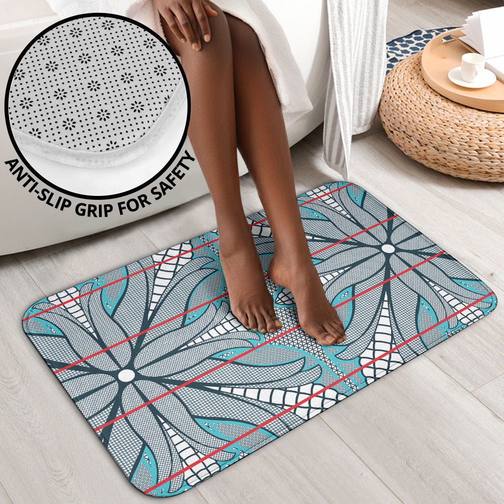 Cobalt Blue Khotso Mojalefa Poone Bathroom Set Basotho Khotso Blanket Inspired